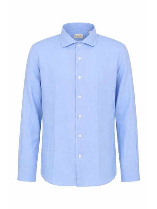 Camicia in lino Azzurro Xacus | 11297 722ML003